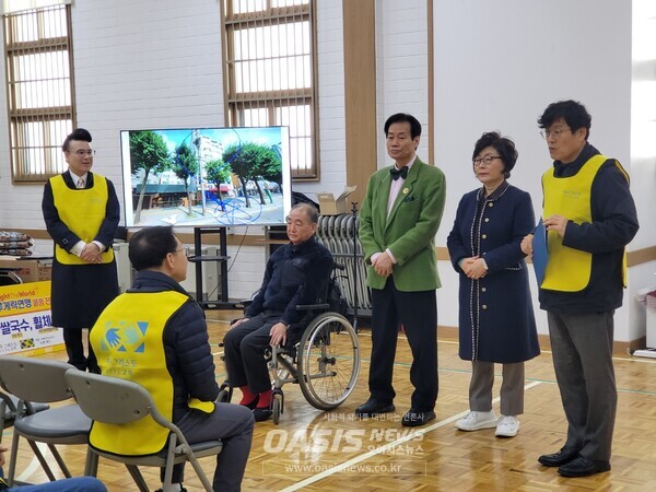 예수그리스도 후기성도교회(녹번와드)에서 기부전달식. 오아시스제공